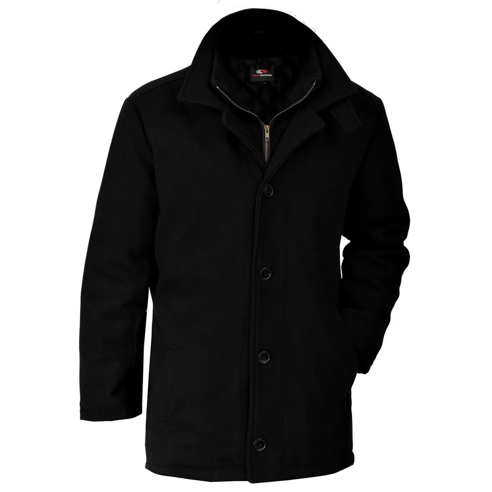 Caban isolé en melton Bayside pour hommes