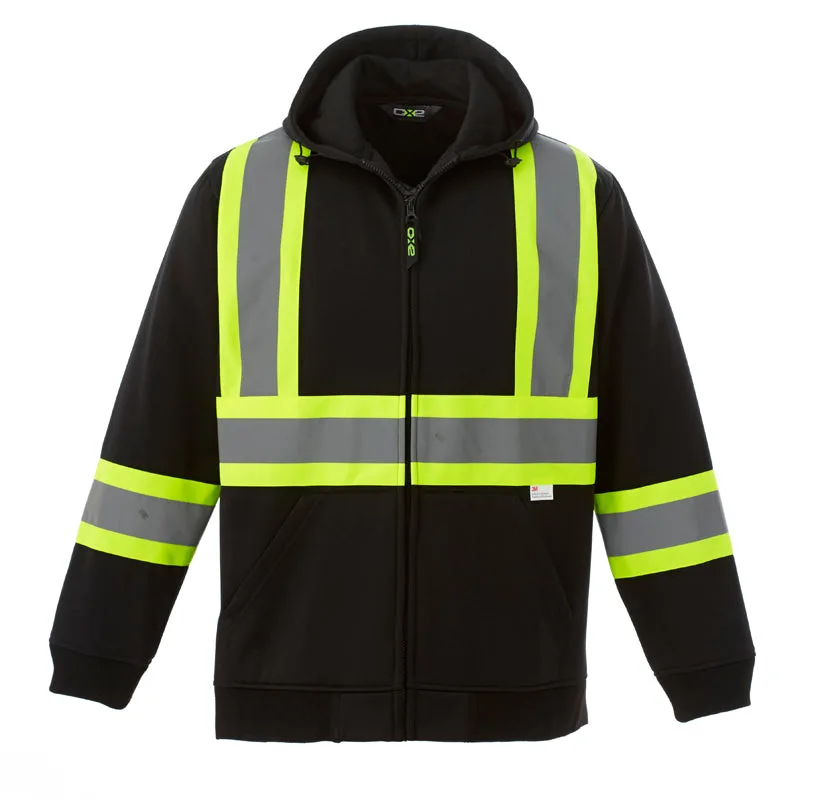 Freedom Hi-Vis Full Zip Hooded Sweatshirt