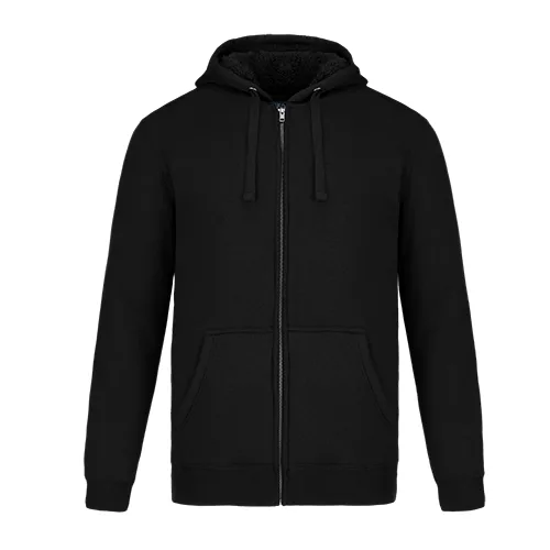 Yolo Adult Full-Zip Hooded Sweatshirt w/ Sherpa Fleece