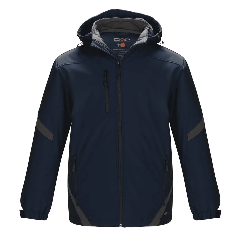 Marine/Gris métal