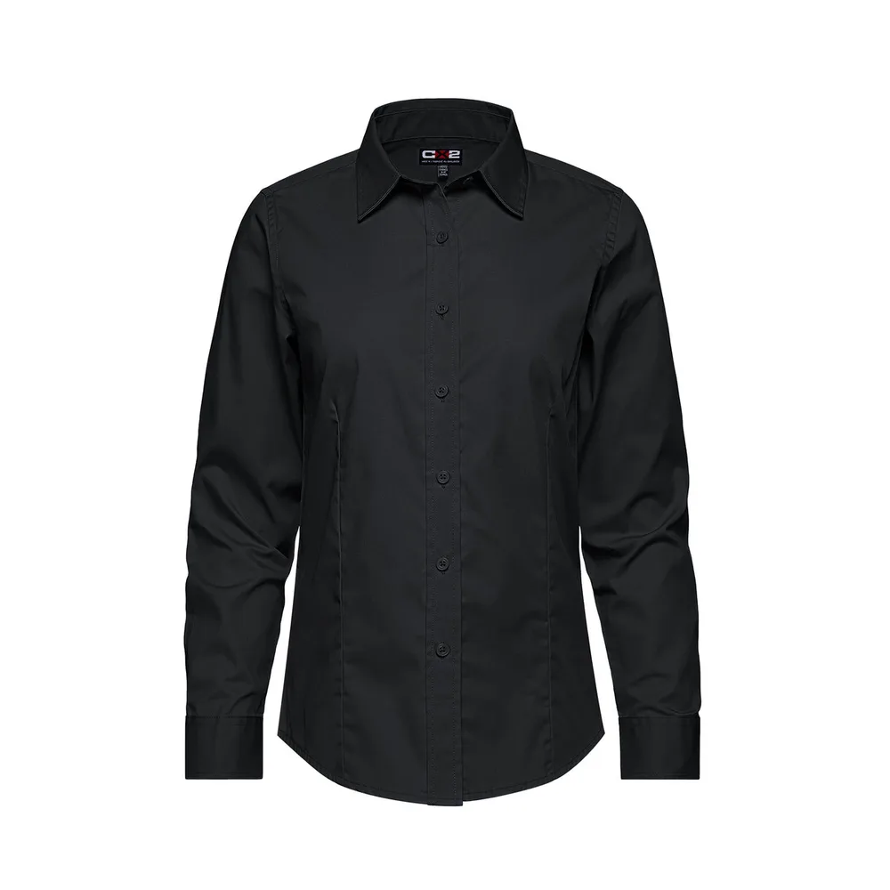 Chemise en sergé à manches longues entretien facile Camden pour femmes