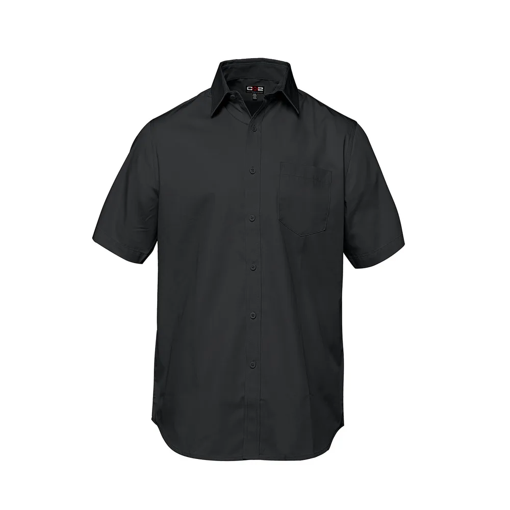 Chemise en sergé à manches courtes entretien facile Ashton pour hommes