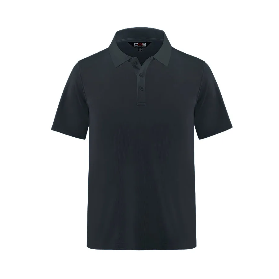 Elite Men's Cotton-Poly-Spandex Pique Polo